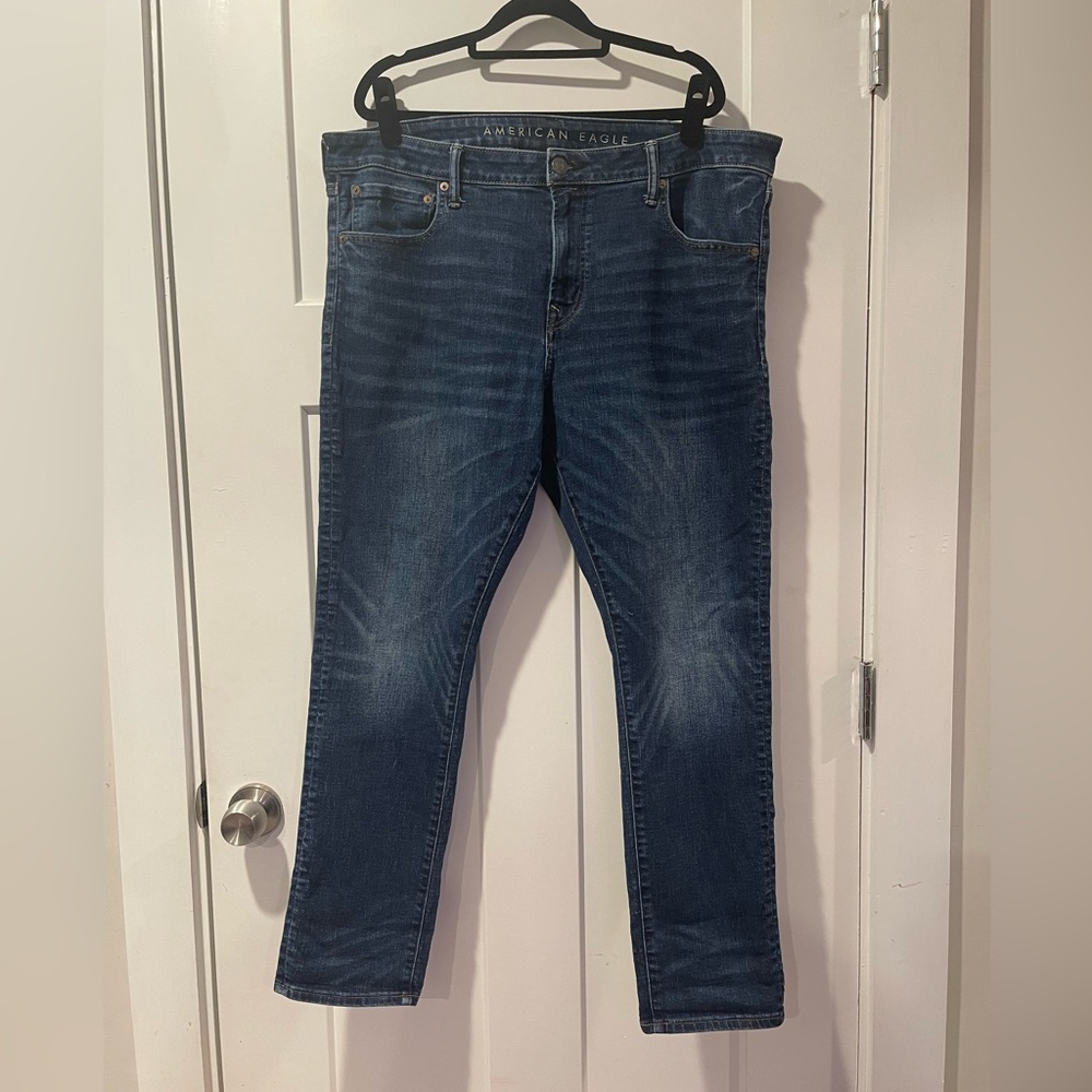American Eagle stretch skinny jeans, men’s 40X30